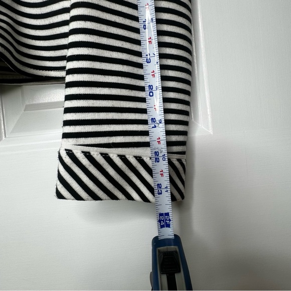 Women’s White & Black Stripped Dress Jacket Size 00 - Picture 11 of 14